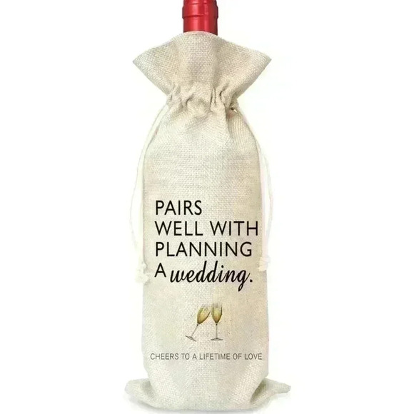 Beige Wine Bottle Bag, Unbranded, Gift Bag, 750ml, Beige‎ - Picture 2 of 6